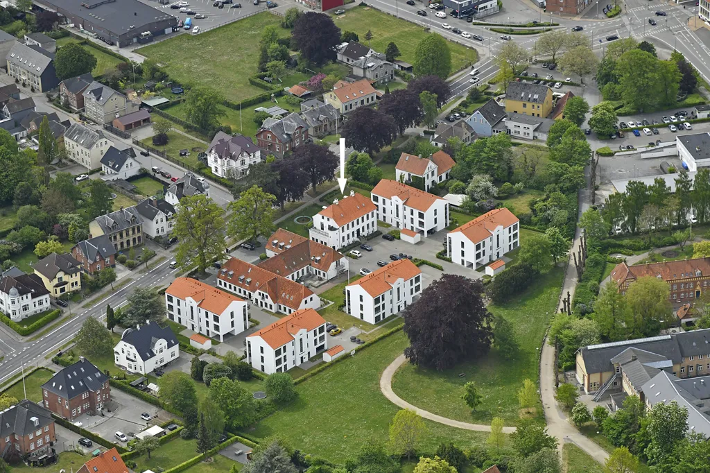 Vue aérienne - Spacious Apartment in Historic Building, Copenhagen