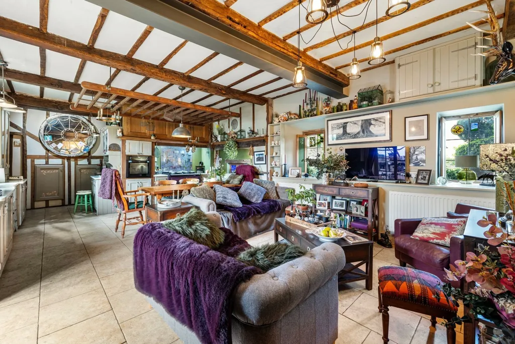Soggiorno - Casa con 7 camere a Diddlebury