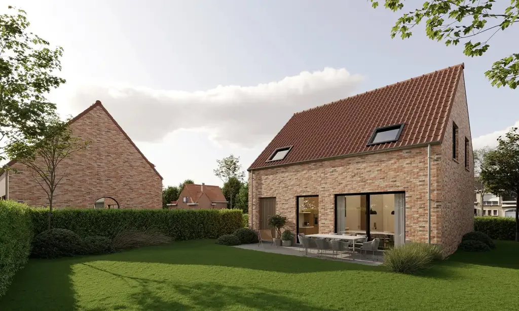 Nouvelle Construction de Maisons Contemporaines à Maldegem
