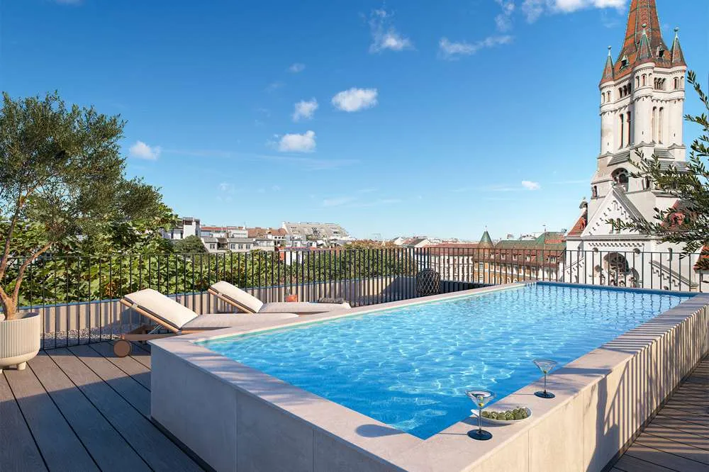 Bassein - Penthouse with Private Pool in Vienna's 3rd District