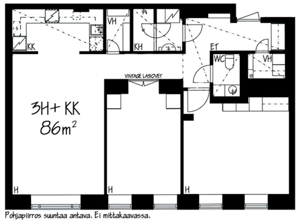 Appartement 3 pièces à Helsinki