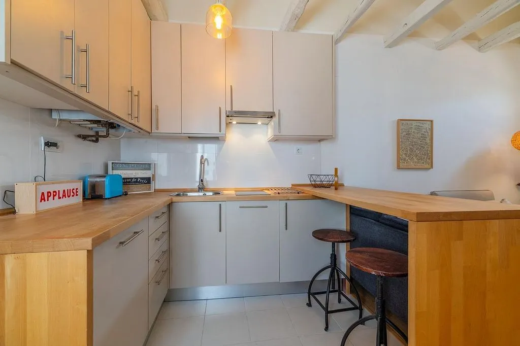 Cucina - Charming Loft with Patio View in Malasaña