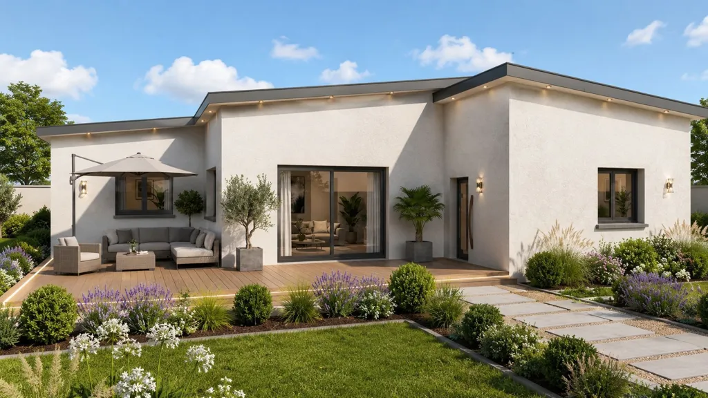 Contemporary House Project with Garden in Ploufragan