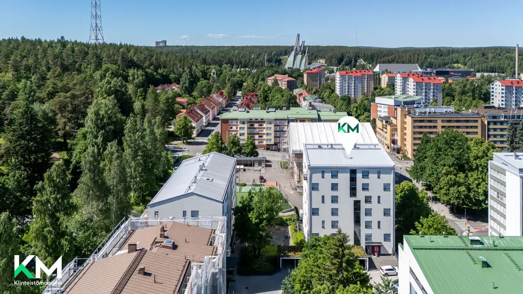 Vista aerea - Modern Flat with Private Sauna in Lahti Centre