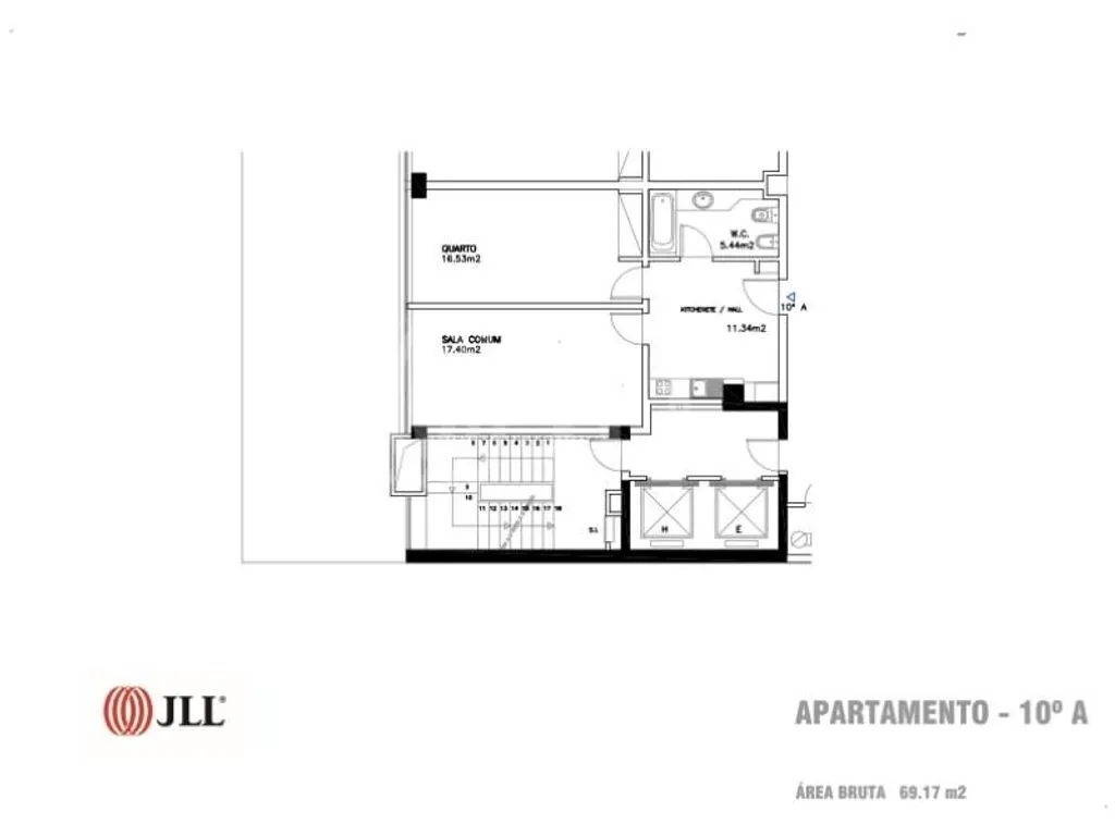 Plan - Luxury Flat with Pool in Lisbon