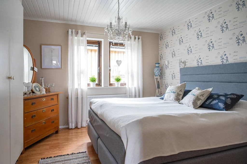 Camere da letto - Semi-detached Villa with Garden in Herrljunga