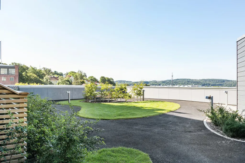 Garden - Modern Apartment with Terrace in Kvarnbyn
