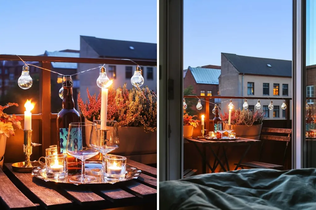 Balcon - Open-Plan Apartment with Balcony in Malmö