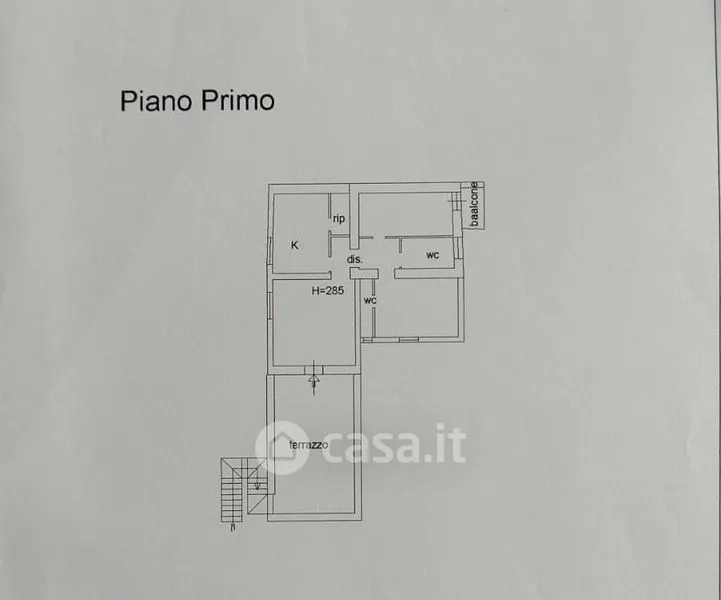 Plaan - Rustic Villa with Lake View in Bolsena