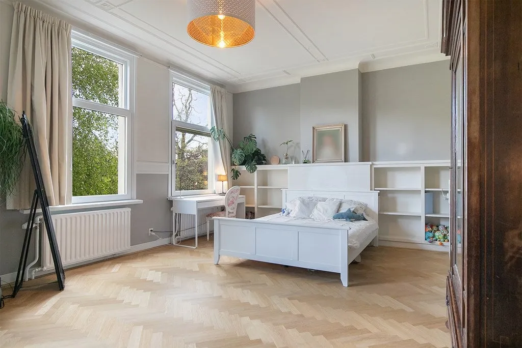 Chambres - Character Villa with Park View in Kralingen