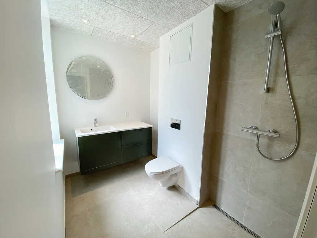 Salles de bain - Renovated 2-Bedroom Flat with Balcony in Aalborg