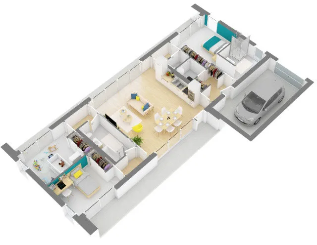 Plaan - Contemporary Villa with Garden in Odars
