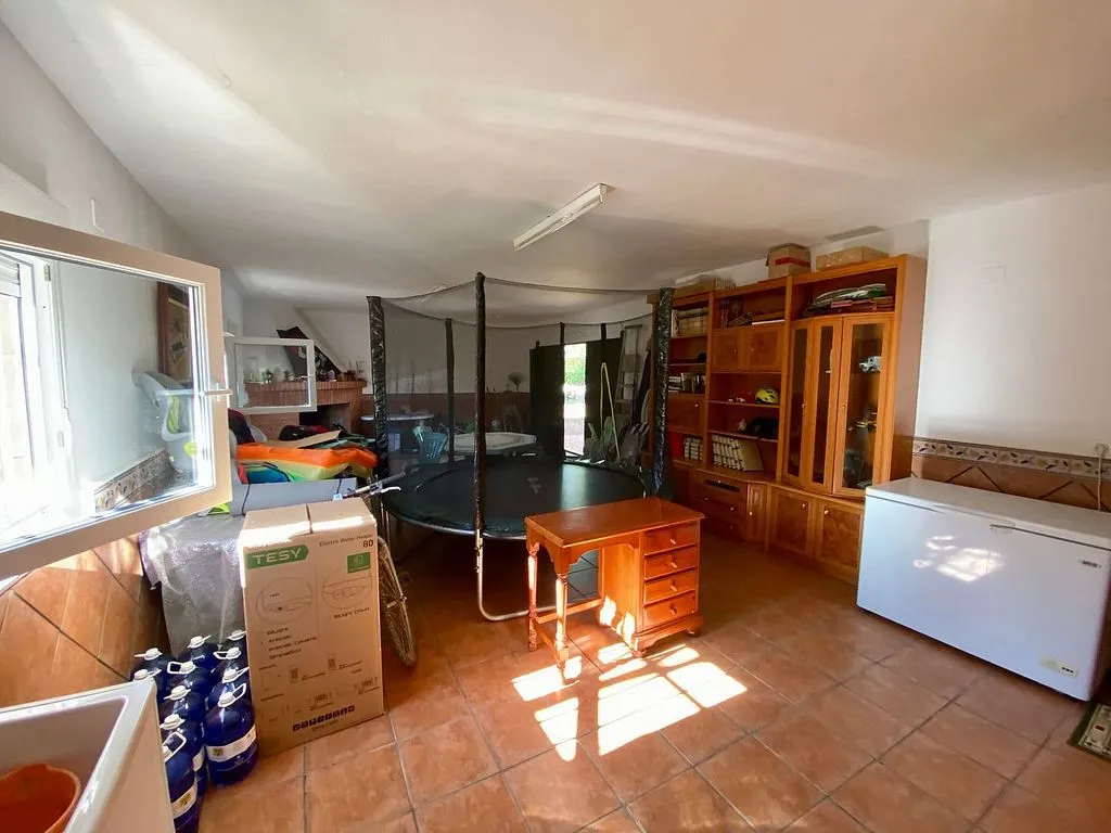 Pesuköök - Chalet with Pool in Miguelturra