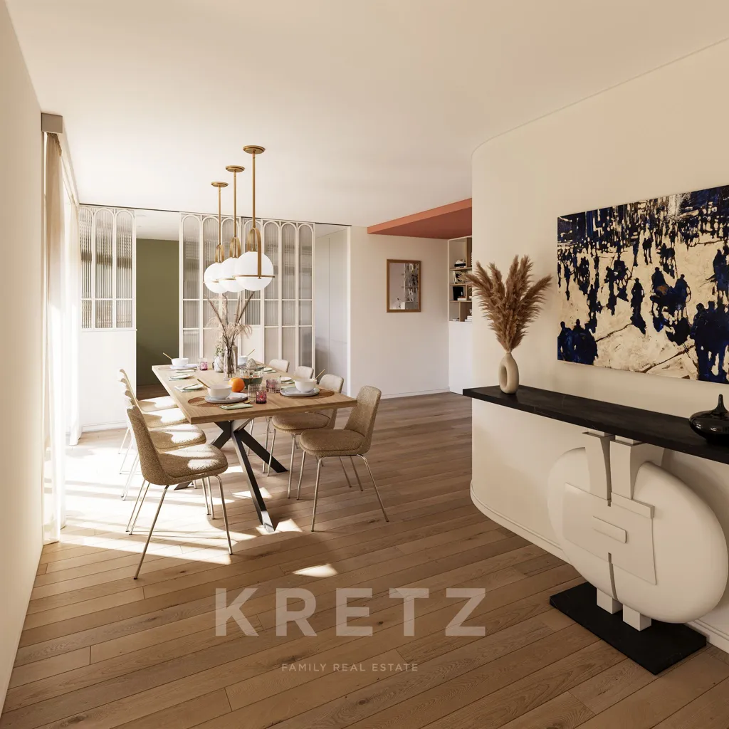 Dining Room - Renovated House with Pool in La Flotte
