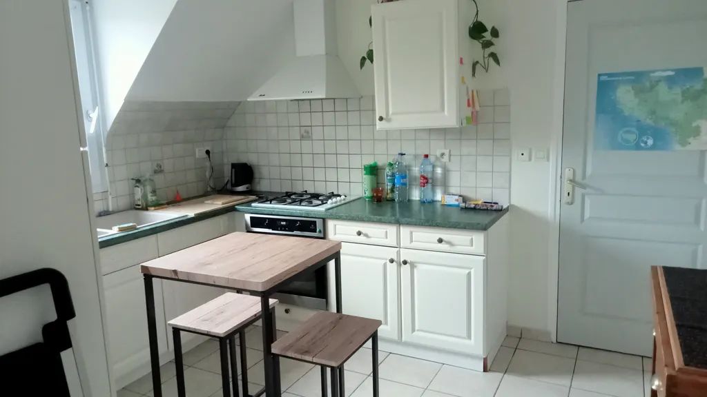 Kitchen - Five-Piece House with Garden in Loguivy Lès Lannion