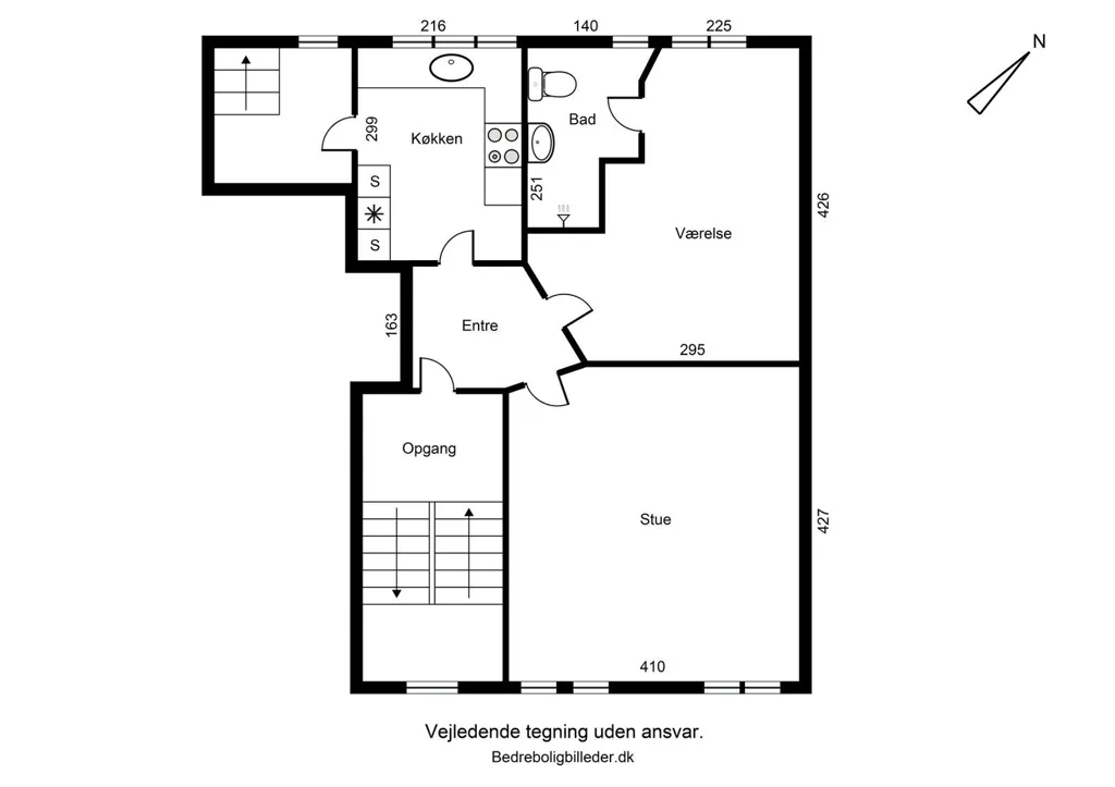 Planimetria - Classic 2-Bedroom Apartment with Courtyard in Centre