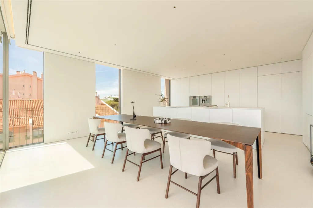 Sala da pranzo - Penthouse with Panoramic Sea View in Cascais