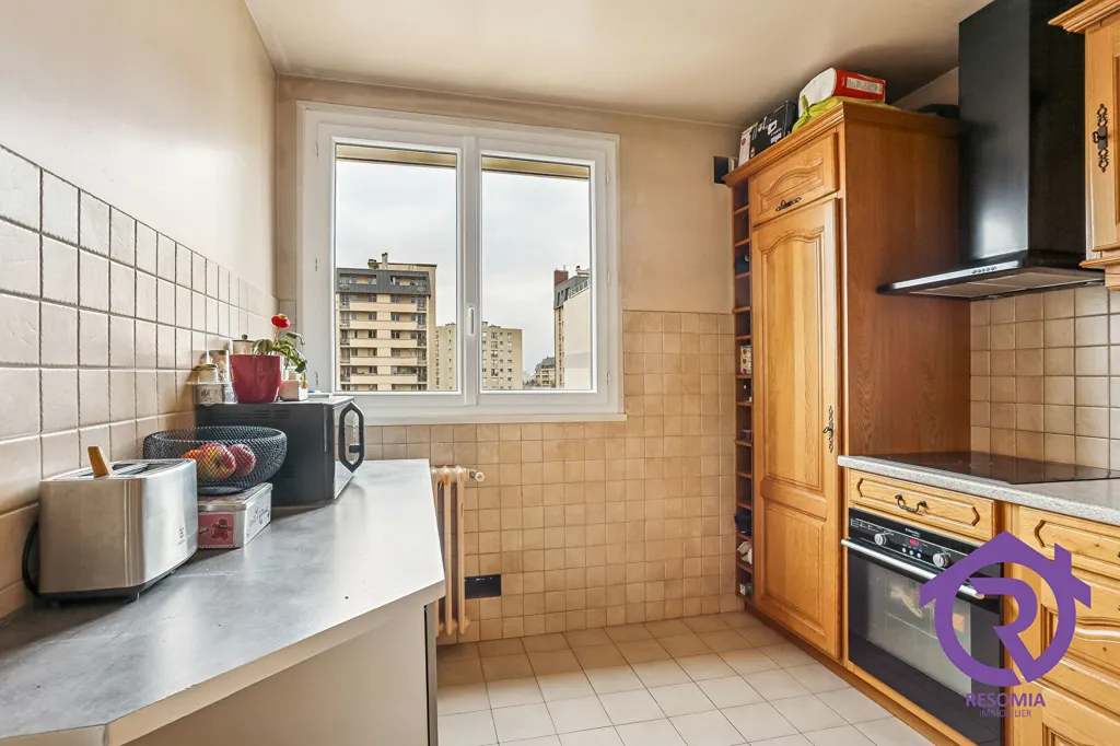 Köök - Bright 3-Piece Flat with Garden Access in Châtillon