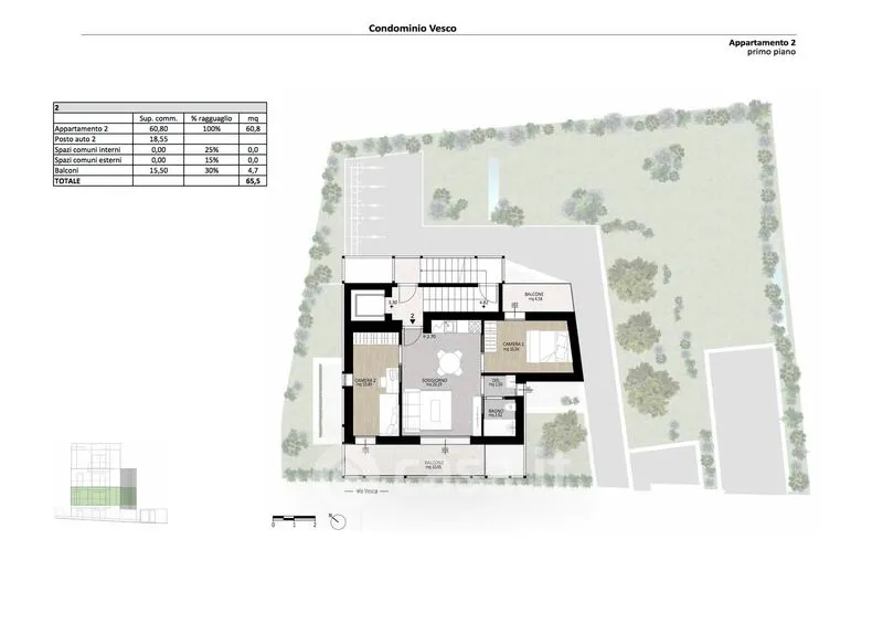 Plaan - Modern Bilocale with Lift in Sanremo