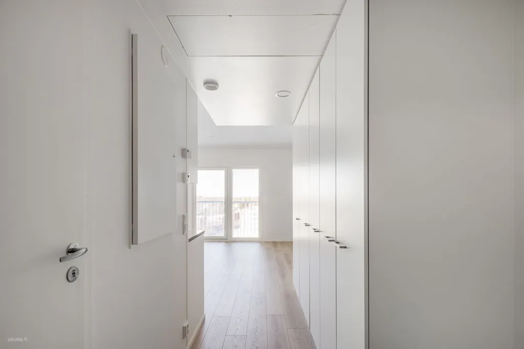 Hallway - Modern Flat with French Balcony in Malmi