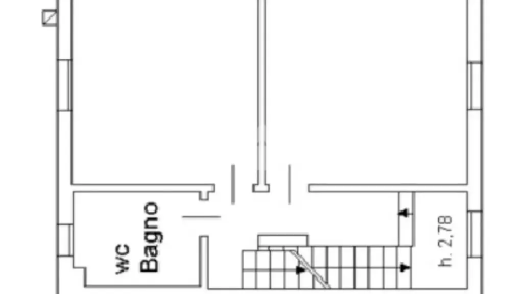 Plan - Independent House with Garden in Prato