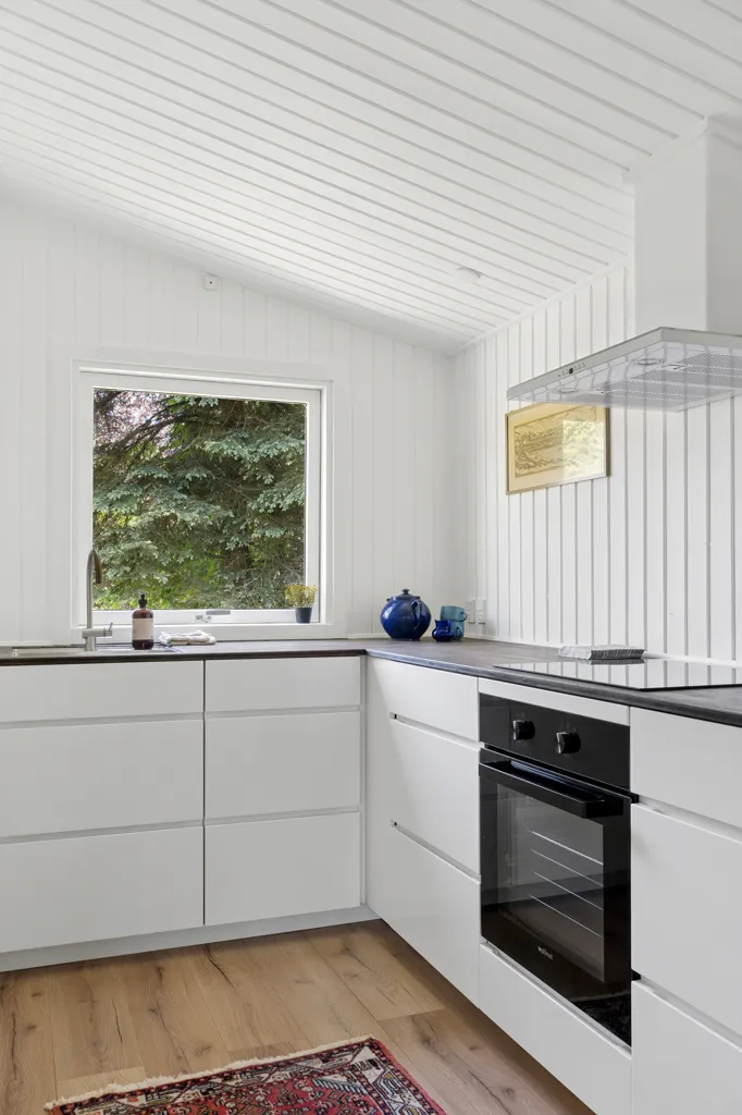 Köök - Renovated Holiday Home with Garden in Hundested