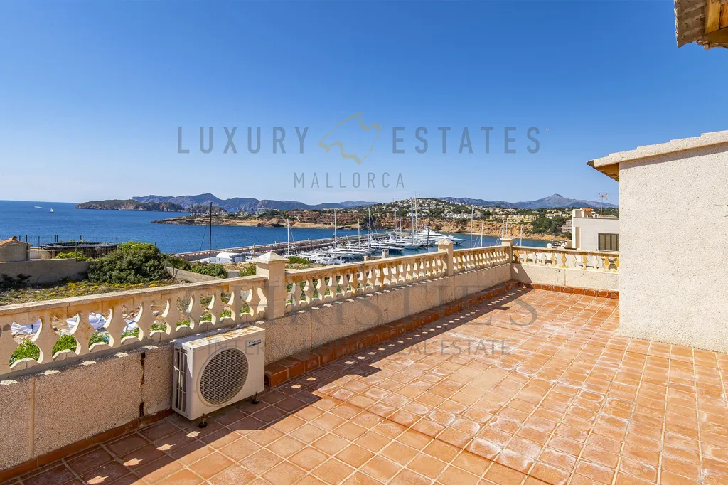 Terrass - Seafront Villa with Marina Views in Port Adriano