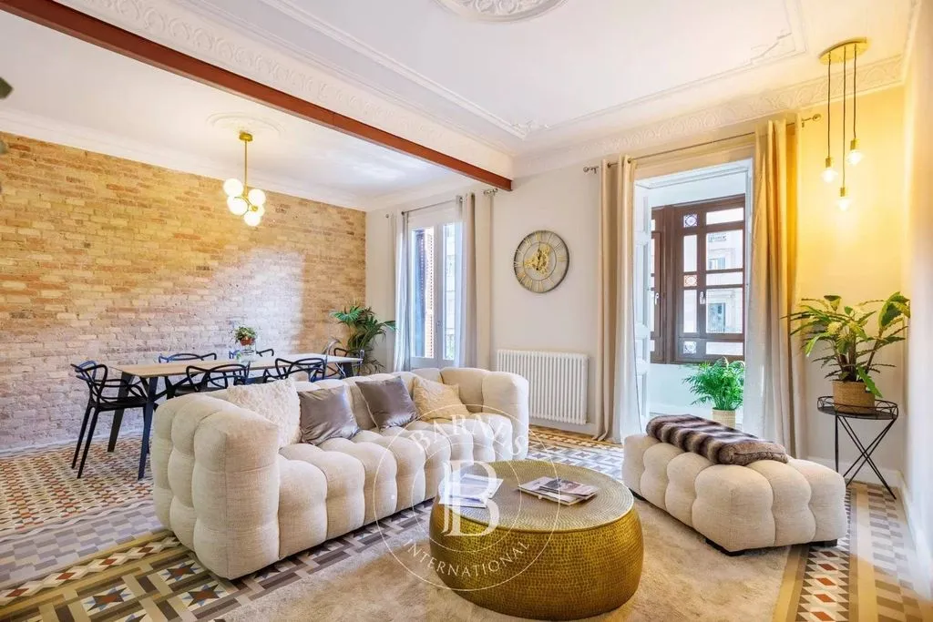 Séjour - Luxury Flat with Nolla Mosaics in Barcelona