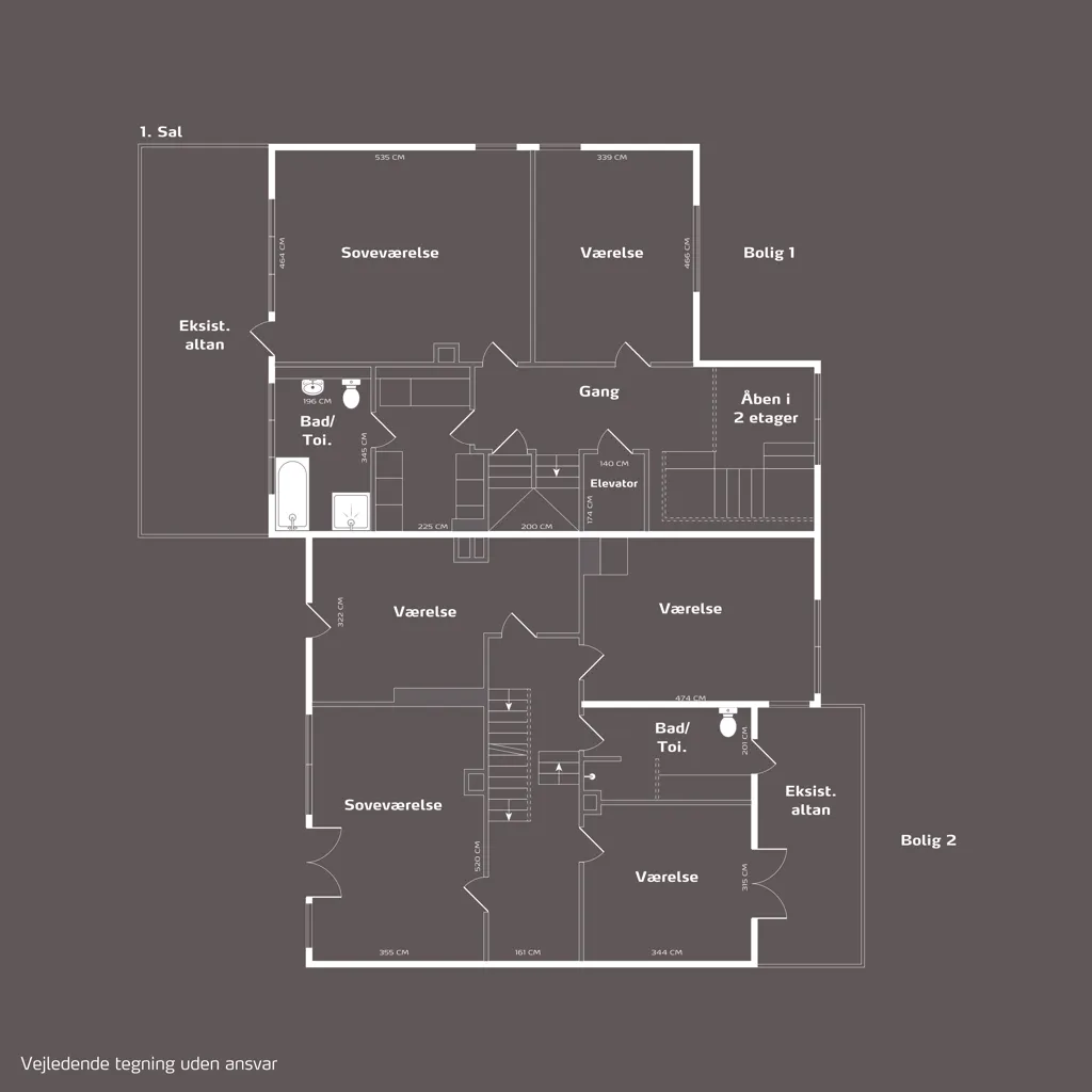 Plan - Doubled-up Villa with Waterfront in Helsingør