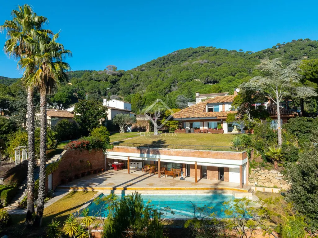 Vue aérienne - Luxury Villa with Sea View in Premià de Dalt