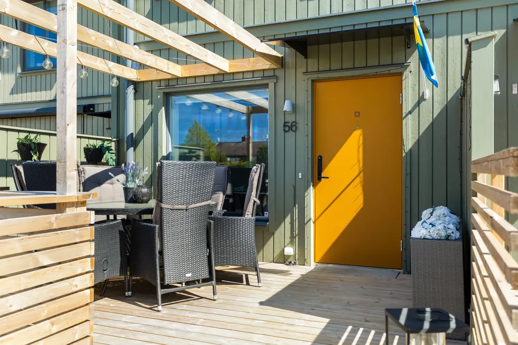 Terrasse - Modern Flat with Balcony in Båstad