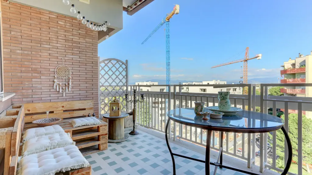 Balcon - Renovated Penthouse with Terraces in Rome
