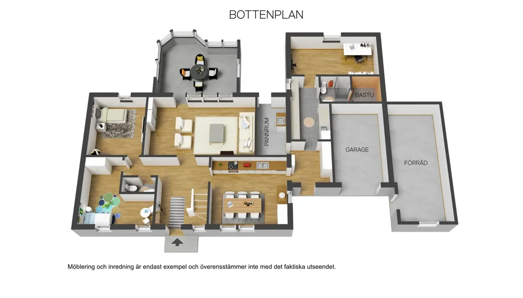 Plan - Country House with River View in Vännfors