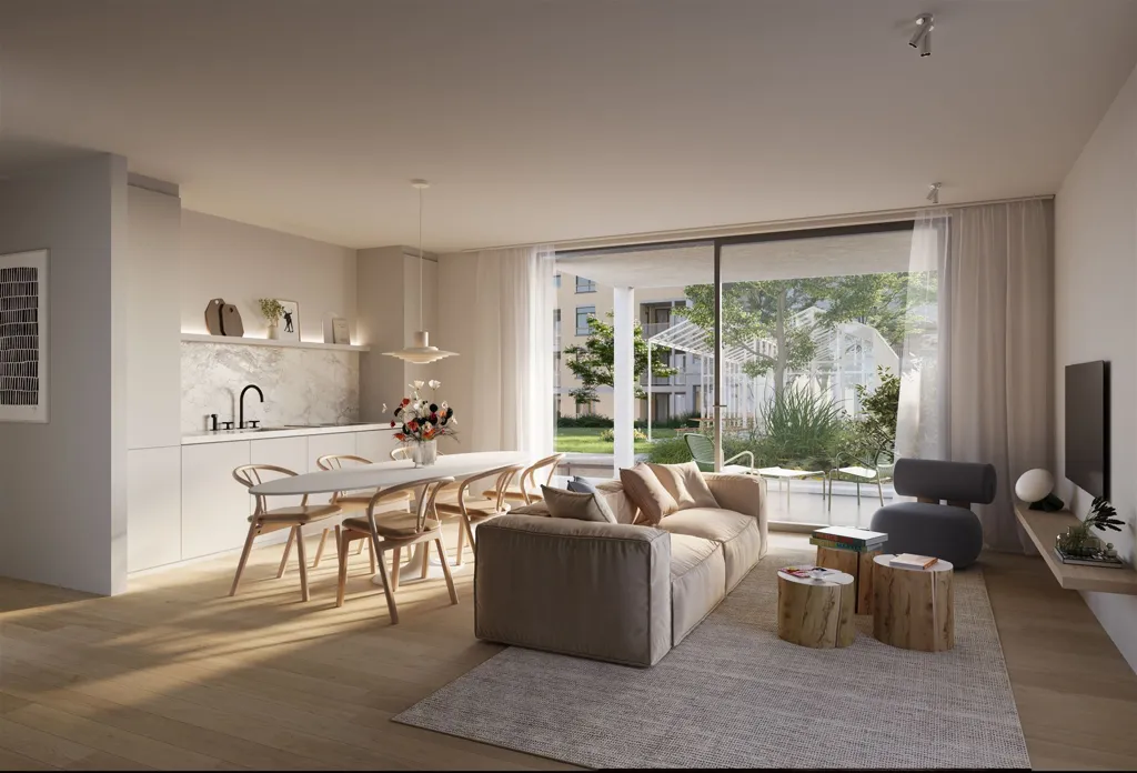 Elutuba - 1-Bedroom Apartment in Puurs