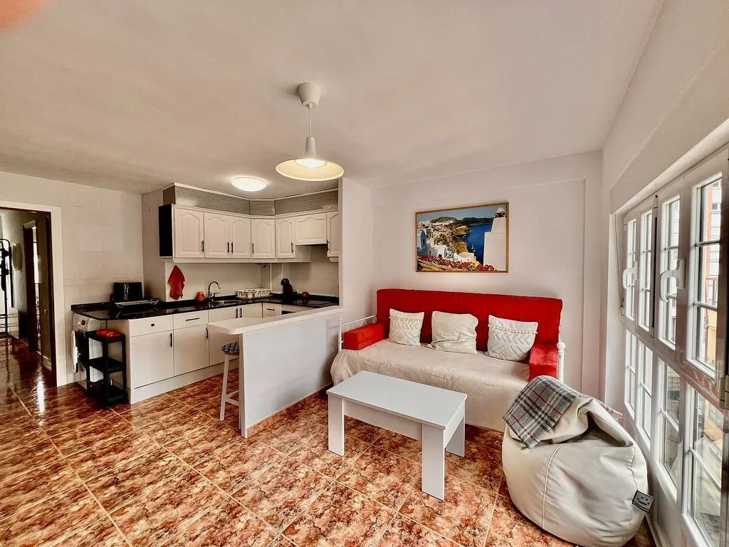 Séjour - Duplex with Terrace in Cudillero