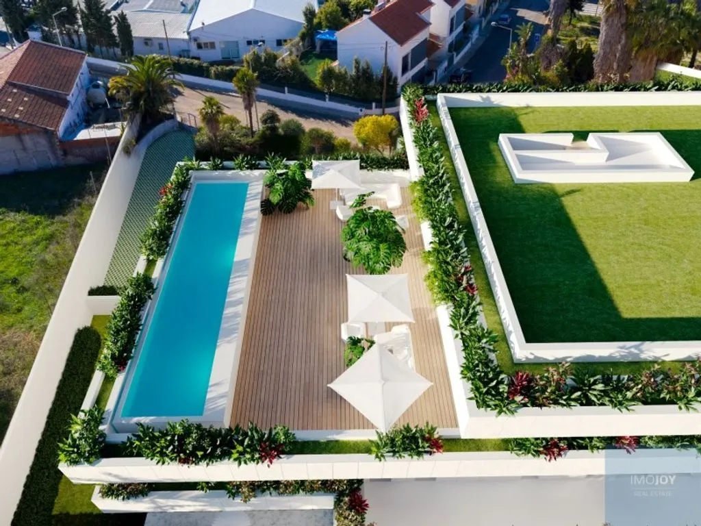 Vue aérienne - Luxury Flat with Balcony in Cascais