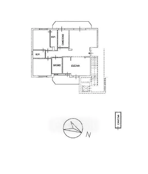 Plaan - Apartment with Balcony in Catania