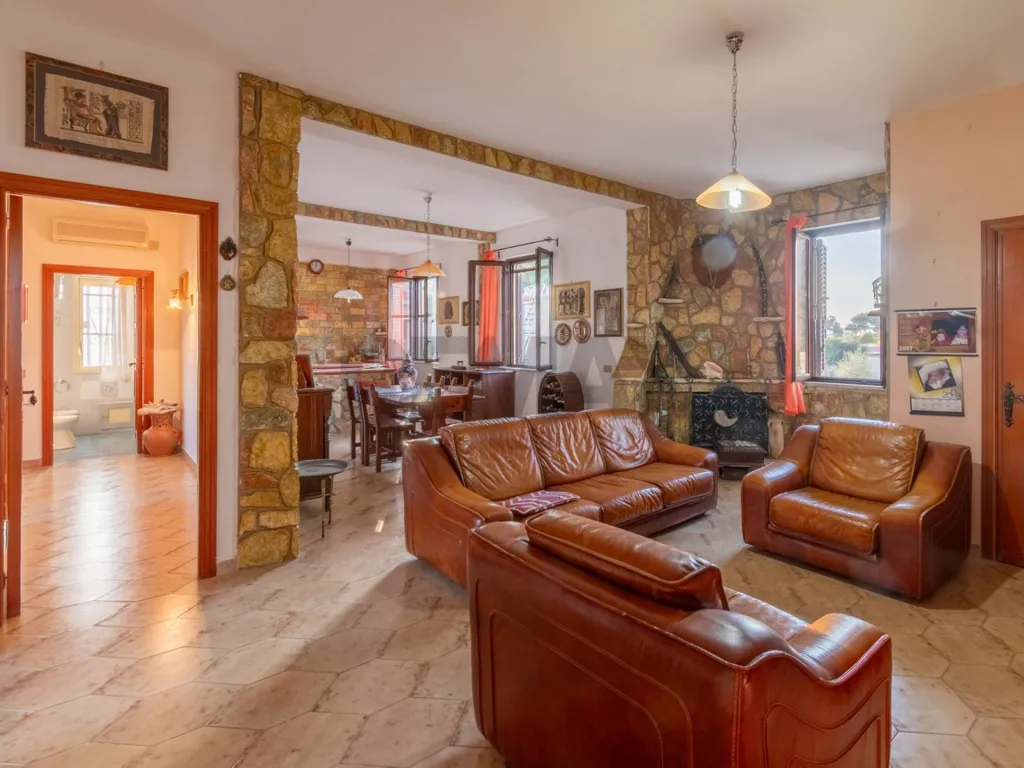 Séjour - Villa with Garden and Terrace in Carini