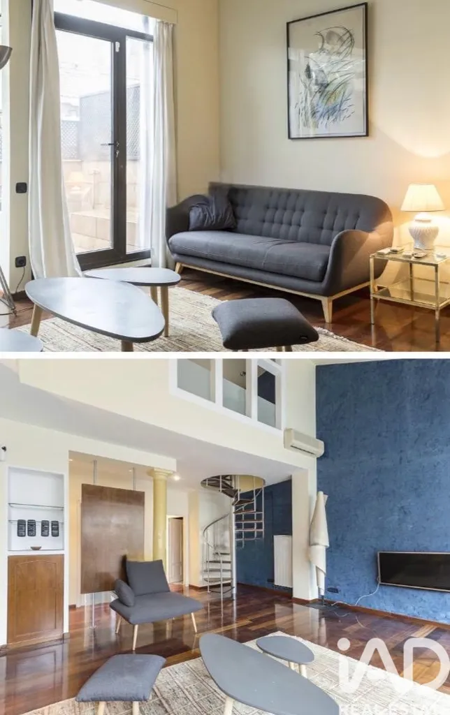 Séjour - Penthouse with Terrace in Barcelona