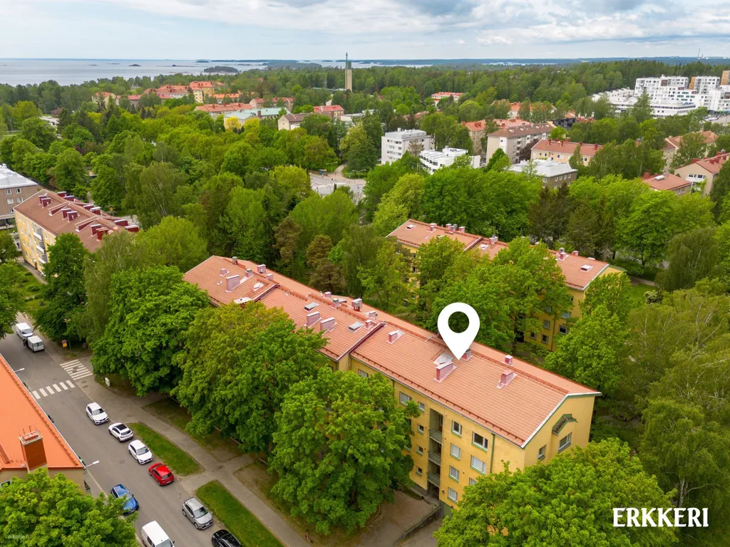 Vue aérienne - Modernised Flat with Metro Access in Lauttasaari
