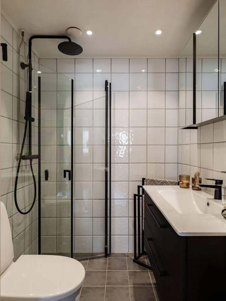Salles de bain - Appartement 2 pièces à Oslo