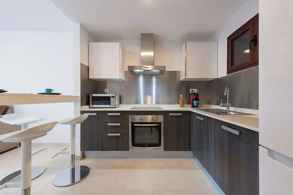 Kitchen - Modern Flat with Terrace in Guanarteme