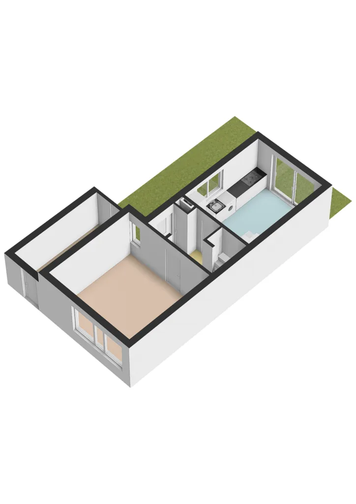 Plano - Waterfront House with Terrace in ’s-Graveland