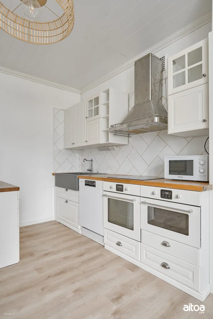 Köök - Corner Apartment with Views in Kotkansaari, Kotka