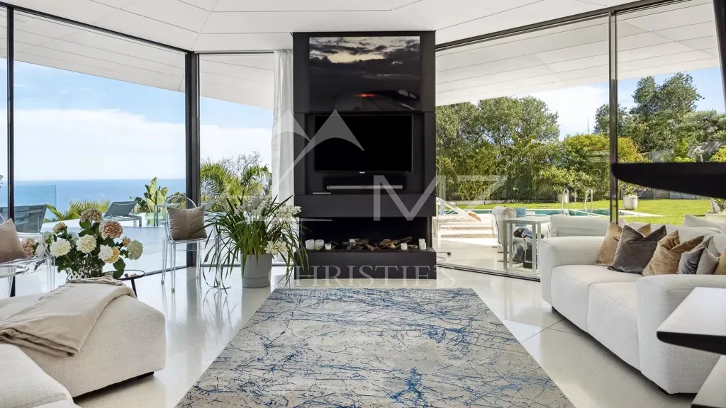 Séjour - Villa Moderne avec Vue Mer près de Monaco