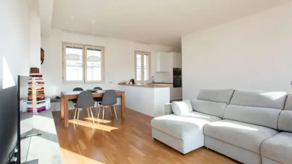 Séjour - Penthouse with Large Terrace in Milan