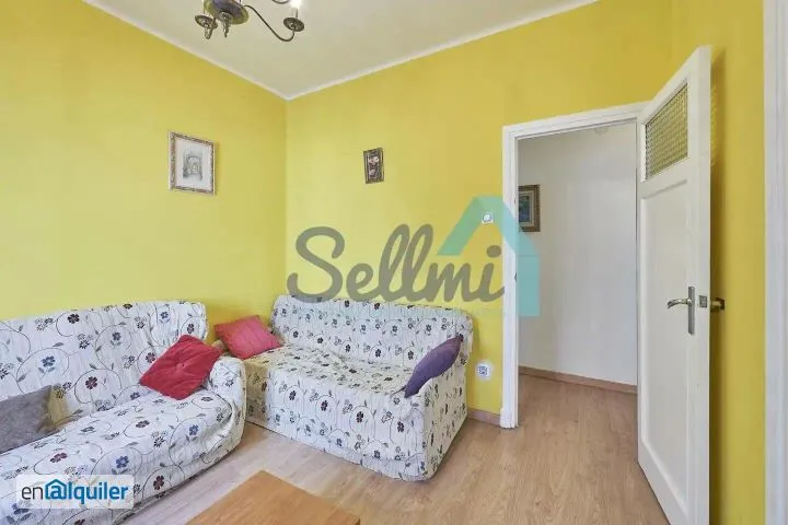 Séjour - Furnished Flat with Patio View in Oviedo