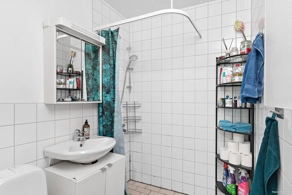 Salles de bain - Apartment with Large Balcony in Sjöbo