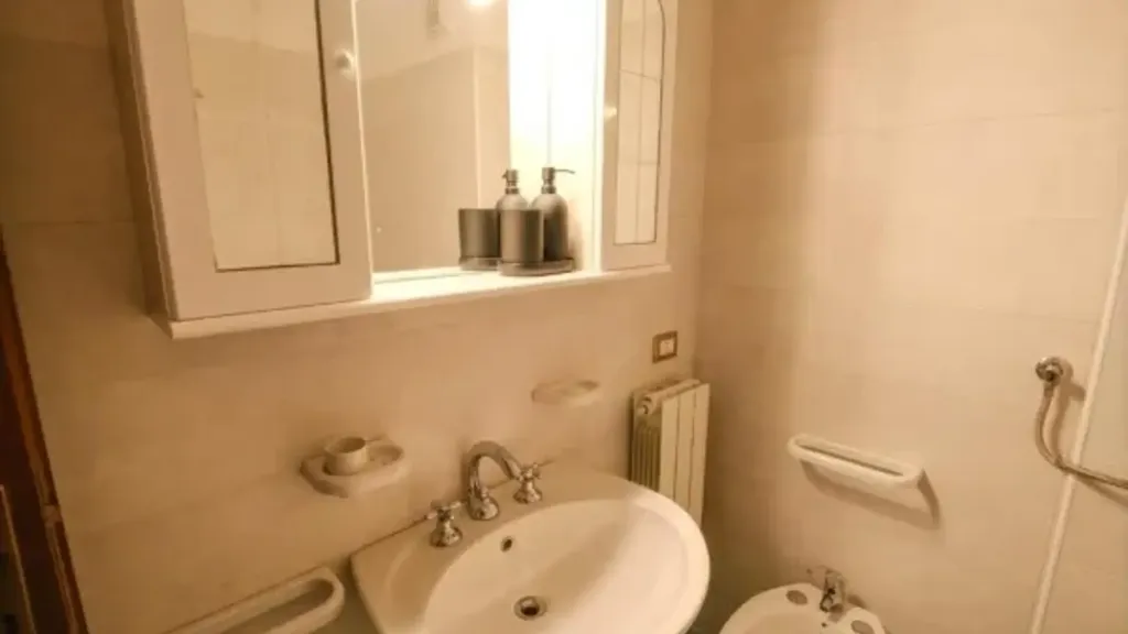 Salles de bain - Rustic Apartment with Panoramic View in Bolognola