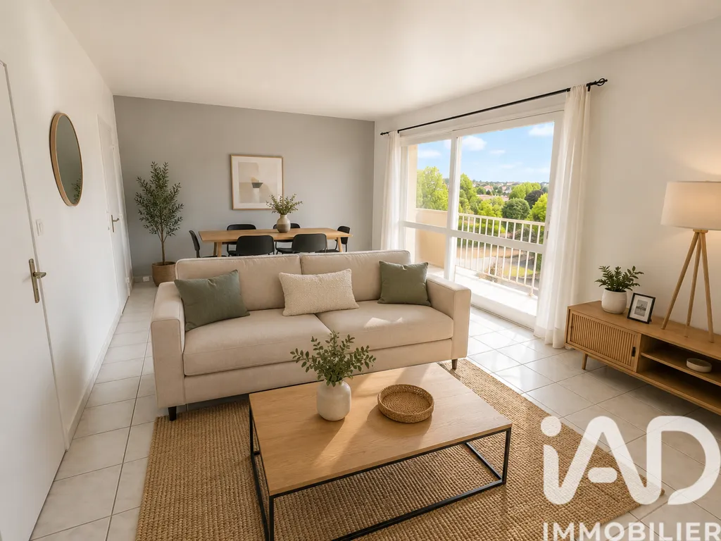 Soggiorno - 3-Bedroom Apartment with Balcony in Eaubonne